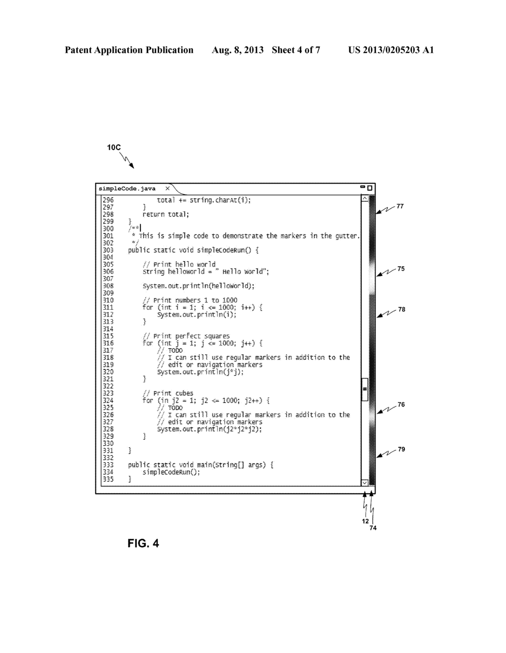 TRANSIENT, REAL-TIME POSITION TRACKING INTERFACE FOR USER ACTIVITY IN A     DOCUMENT EDITING APPLICATION - diagram, schematic, and image 05