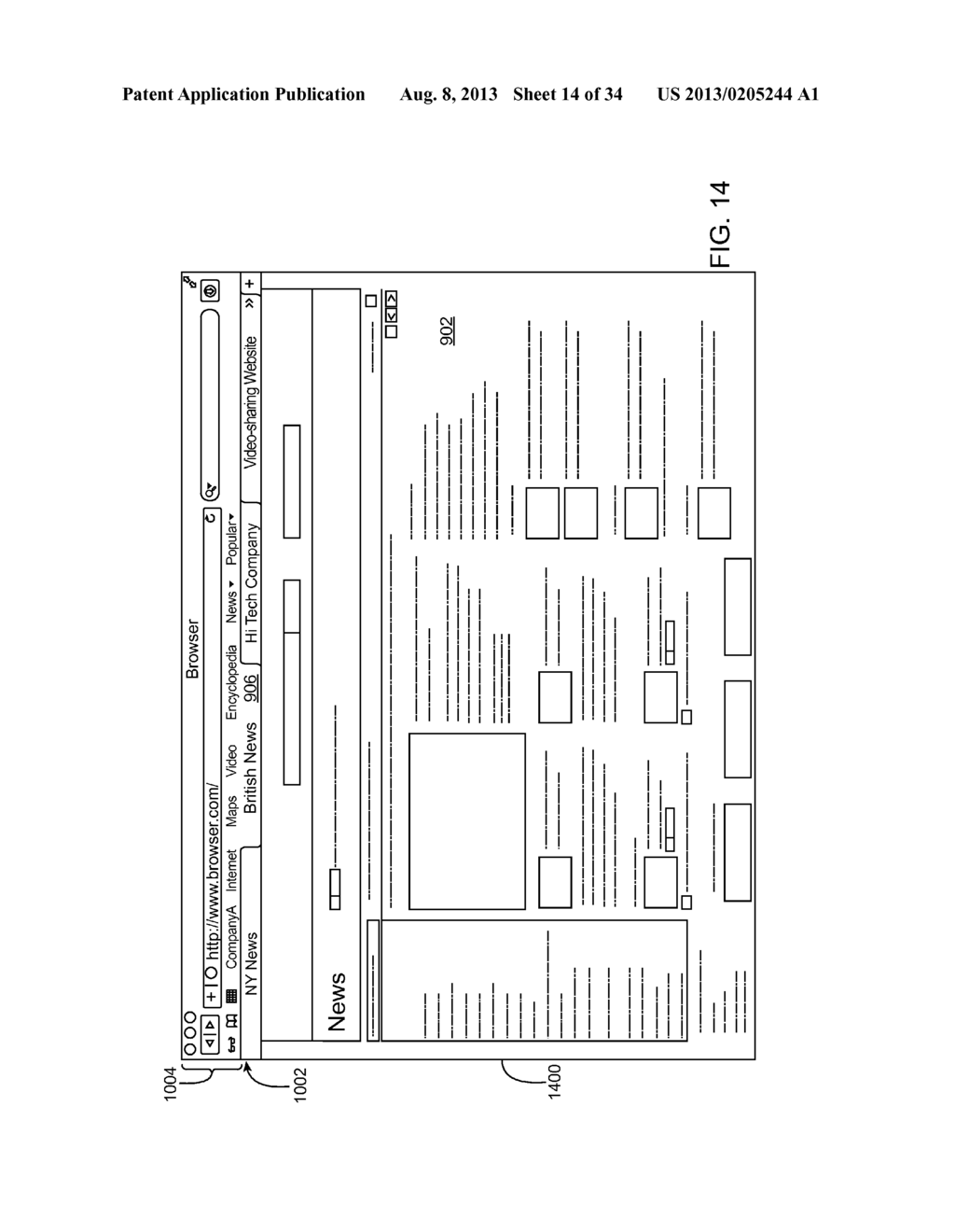 GESTURE-BASED NAVIGATION AMONG CONTENT ITEMS - diagram, schematic, and image 15