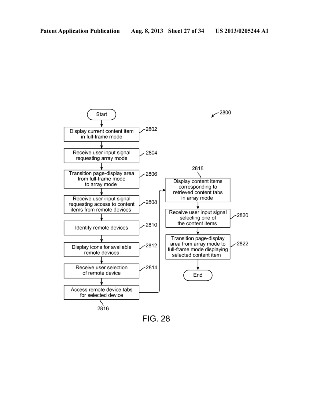 GESTURE-BASED NAVIGATION AMONG CONTENT ITEMS - diagram, schematic, and image 28