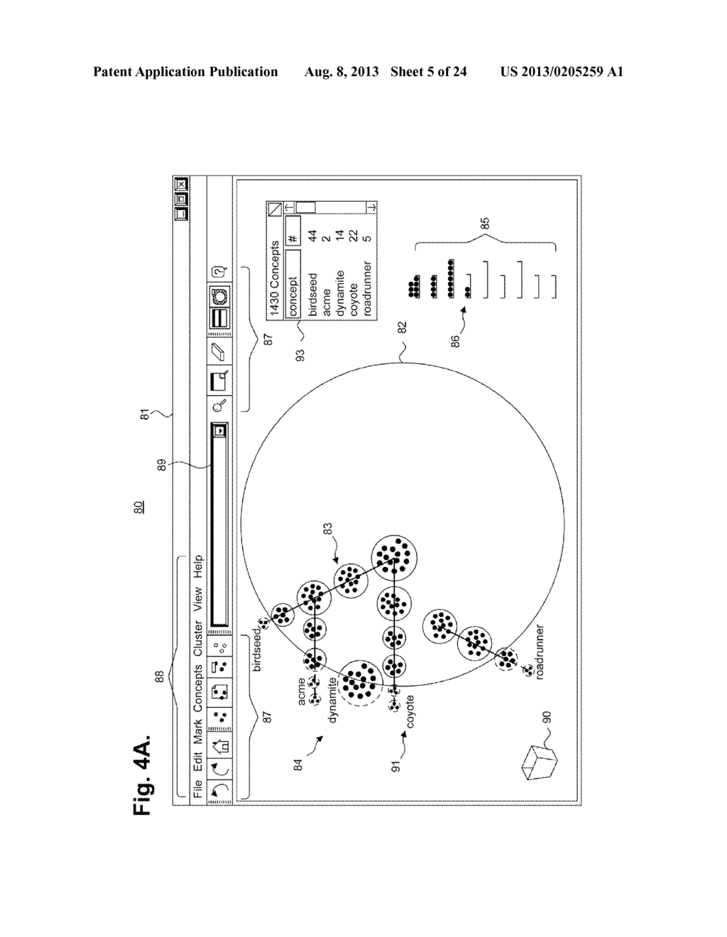 Computer-Implemented System And Method For Displaying Clusters Via A     Dynamic User Interface - diagram, schematic, and image 06