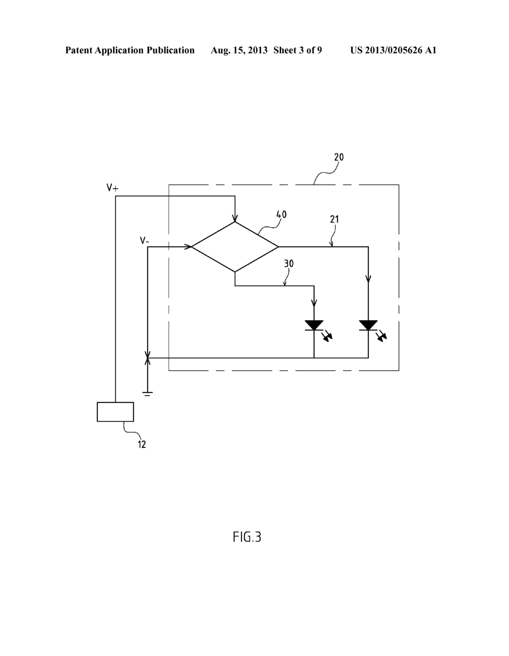 LED LIGHTING DEVICE WITH BACKUP SWITCHING FUNCTION - diagram, schematic, and image 04