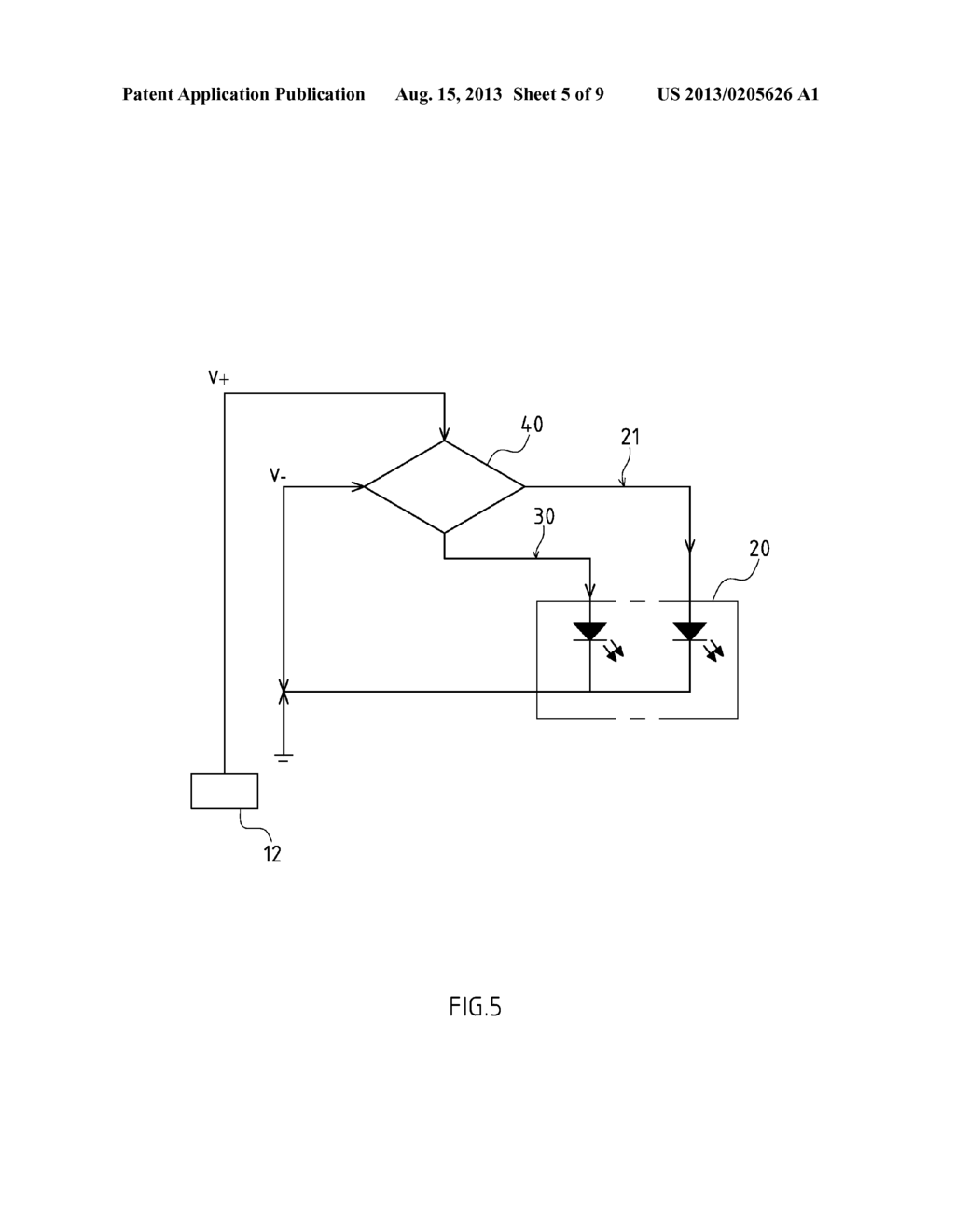 LED LIGHTING DEVICE WITH BACKUP SWITCHING FUNCTION - diagram, schematic, and image 06