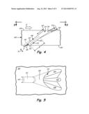 COOLING HOLE WITH CURVED METERING SECTION diagram and image