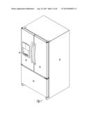 ICE COMPARTMENT ASSEMBLY FOR REFRIGERATOR diagram and image