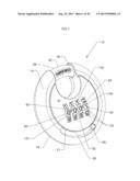 HIGH SECURITY COMBINATION DISC PADLOCK diagram and image