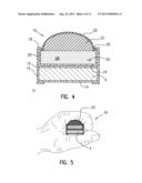 Device for facilitating detection of hygienic hand washing diagram and image