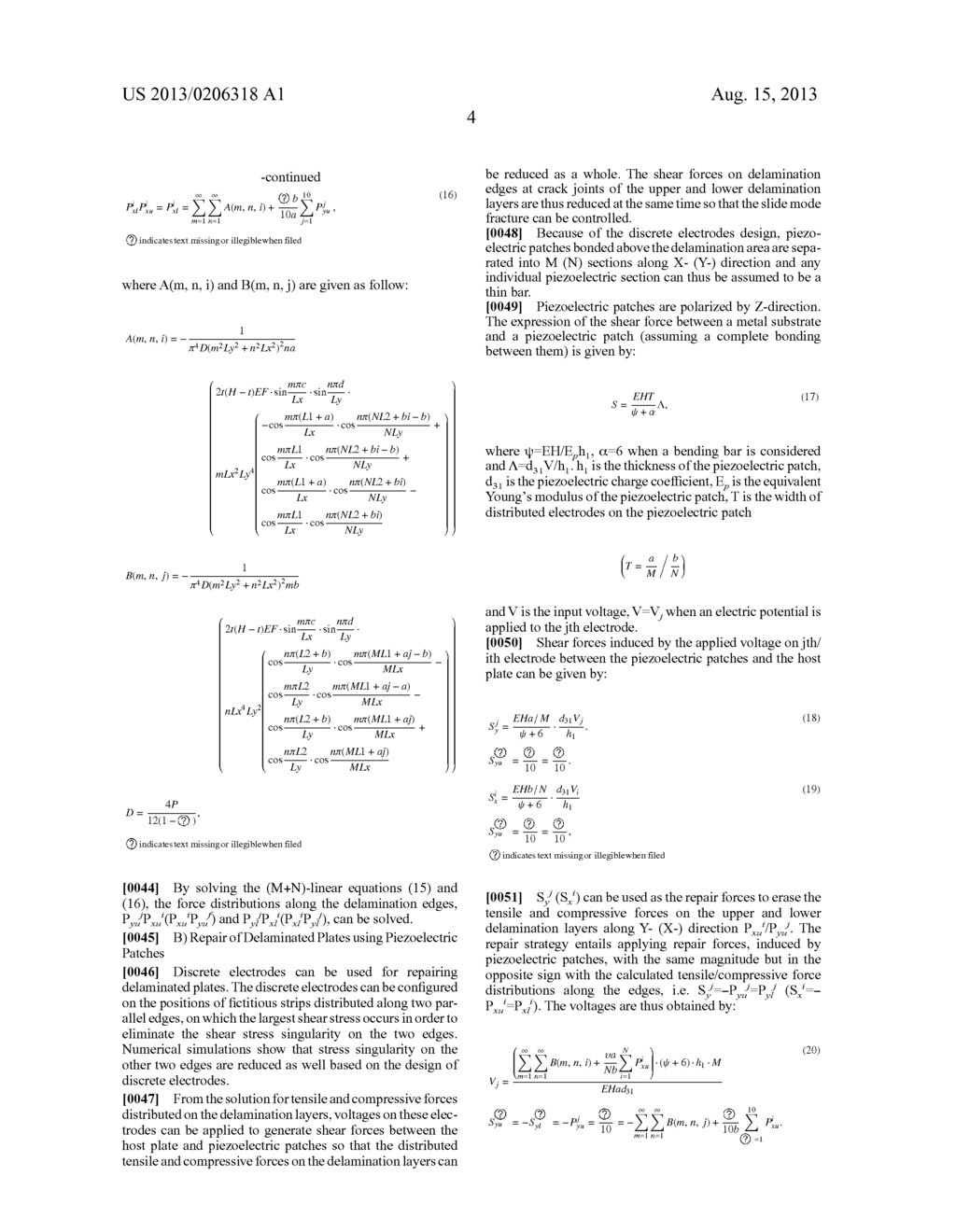 REPAIR OF DELAMINATED PLATES WITH PIEZOELECTRIC MATERIALS - diagram, schematic, and image 25