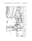 Tyre demounting machine diagram and image