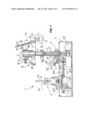 Tyre demounting machine diagram and image