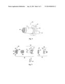 DISC BRAKE PROVIDED WITH A MOVEMENT-CONVERTING CARTRIDGE diagram and image