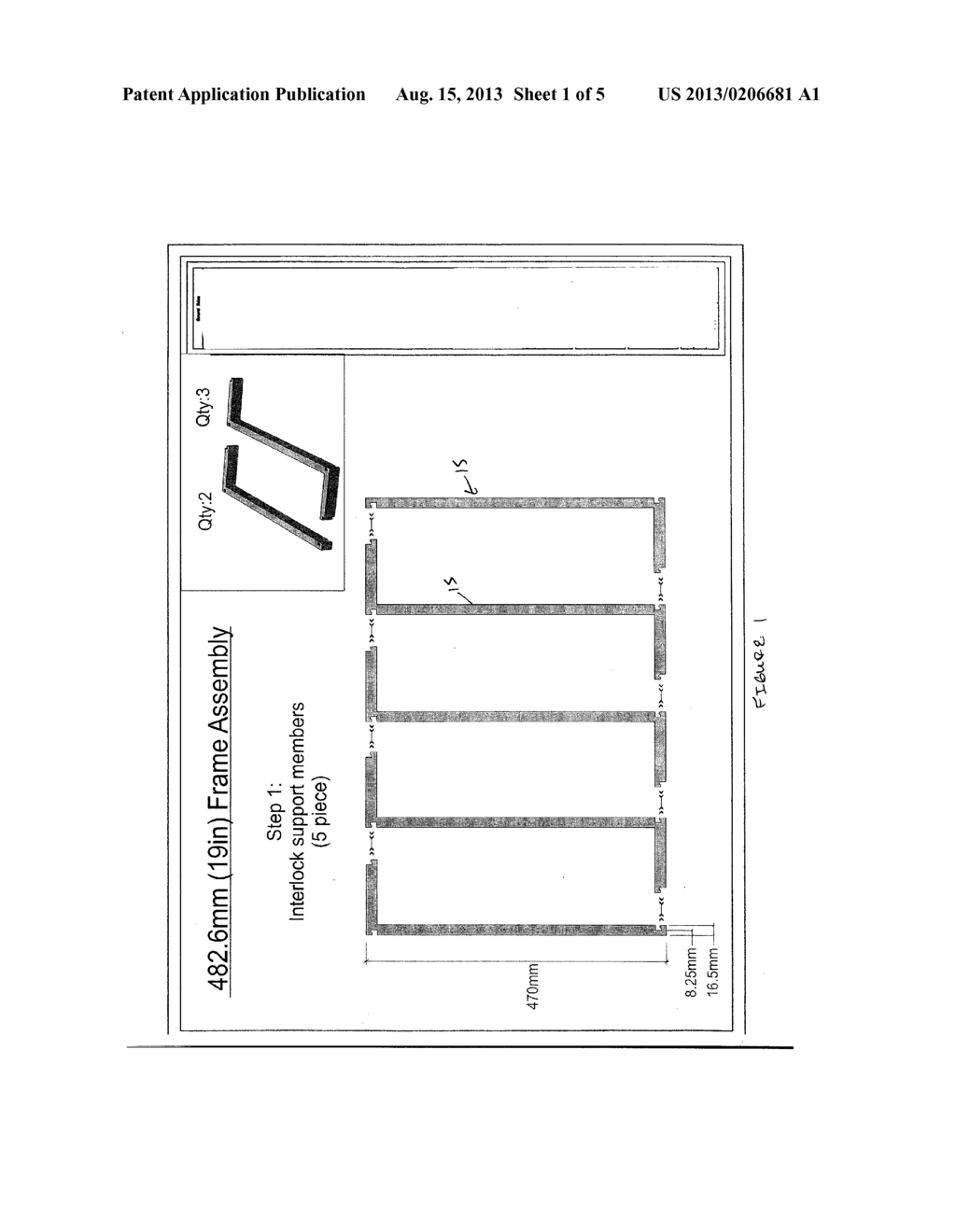 Interlocking Frame Assembly System and Method - diagram, schematic, and image 02