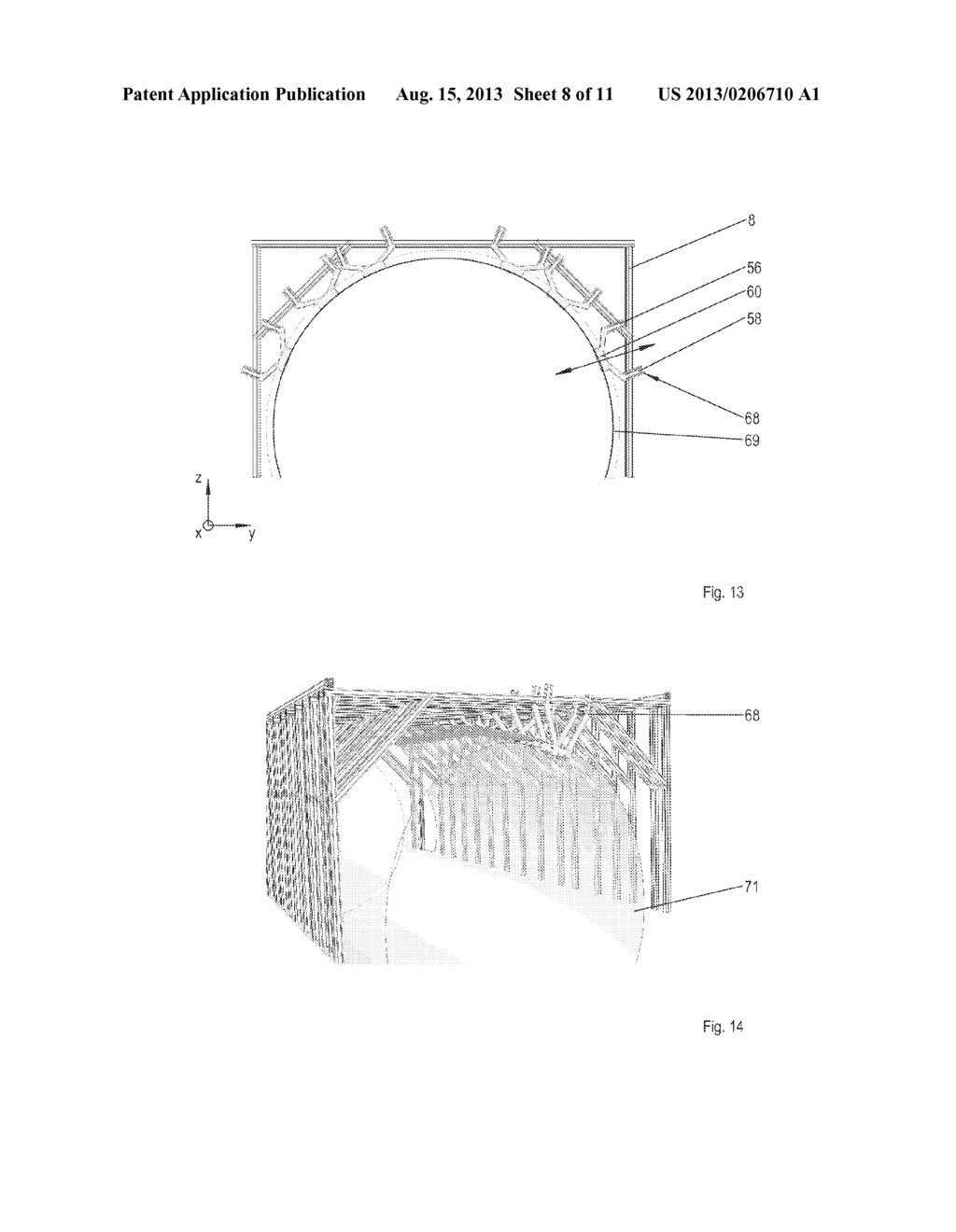 JIG FOR THE MODELLING OF AT LEAST ONE SECTION OF AN AIRCRAFT FUSELAGE - diagram, schematic, and image 09