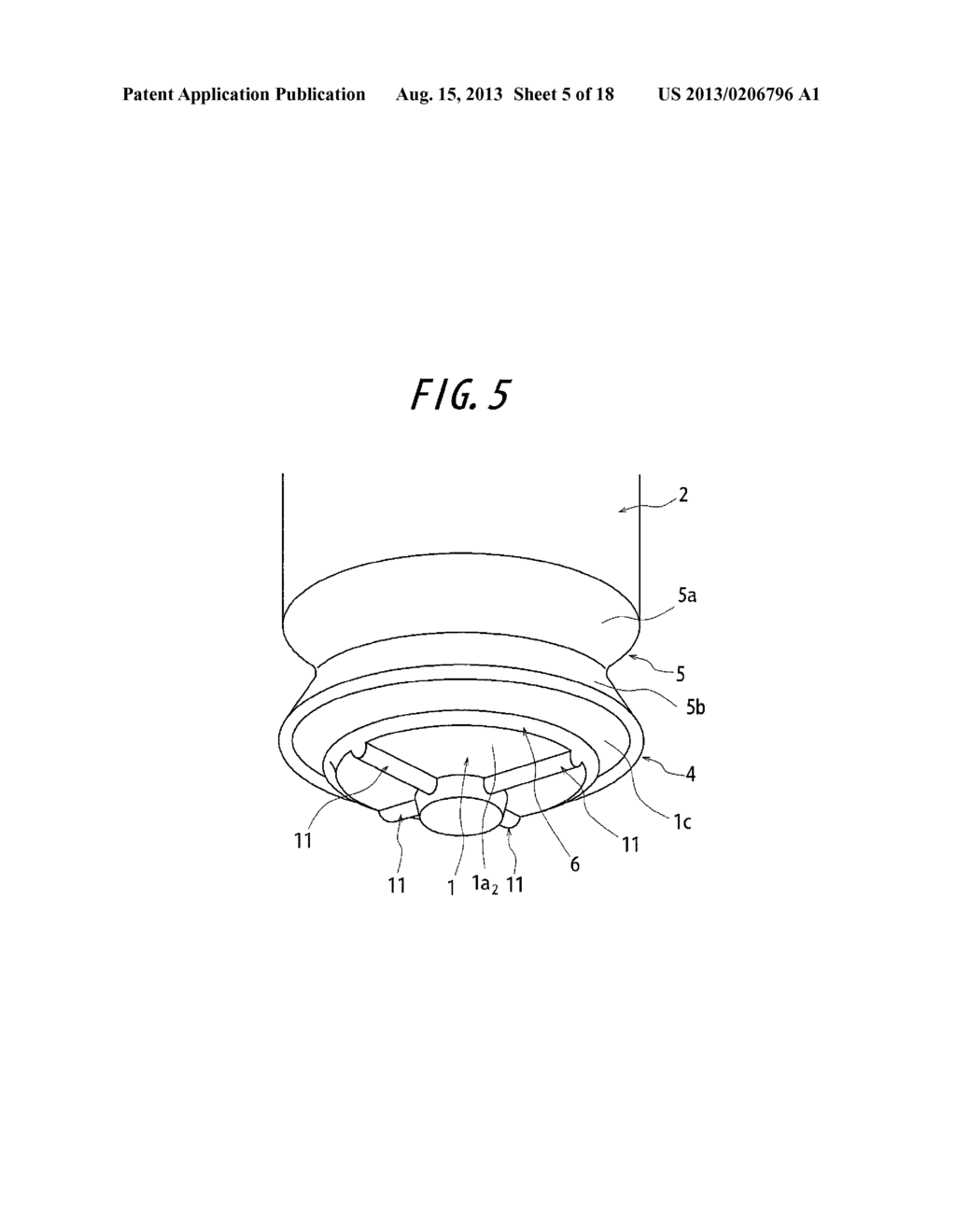 SYNTHETIC RESIN CONTAINER HAVING INVERTED, FOLDED BACK BOTTOM WALL - diagram, schematic, and image 06