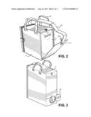 Expandable Insulated Boxed Wine Carrier diagram and image