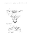 Driven Aircraft, in Particular to an Aircraft Designed as a Flying Wing     and/or Having a Low Radar Signature diagram and image