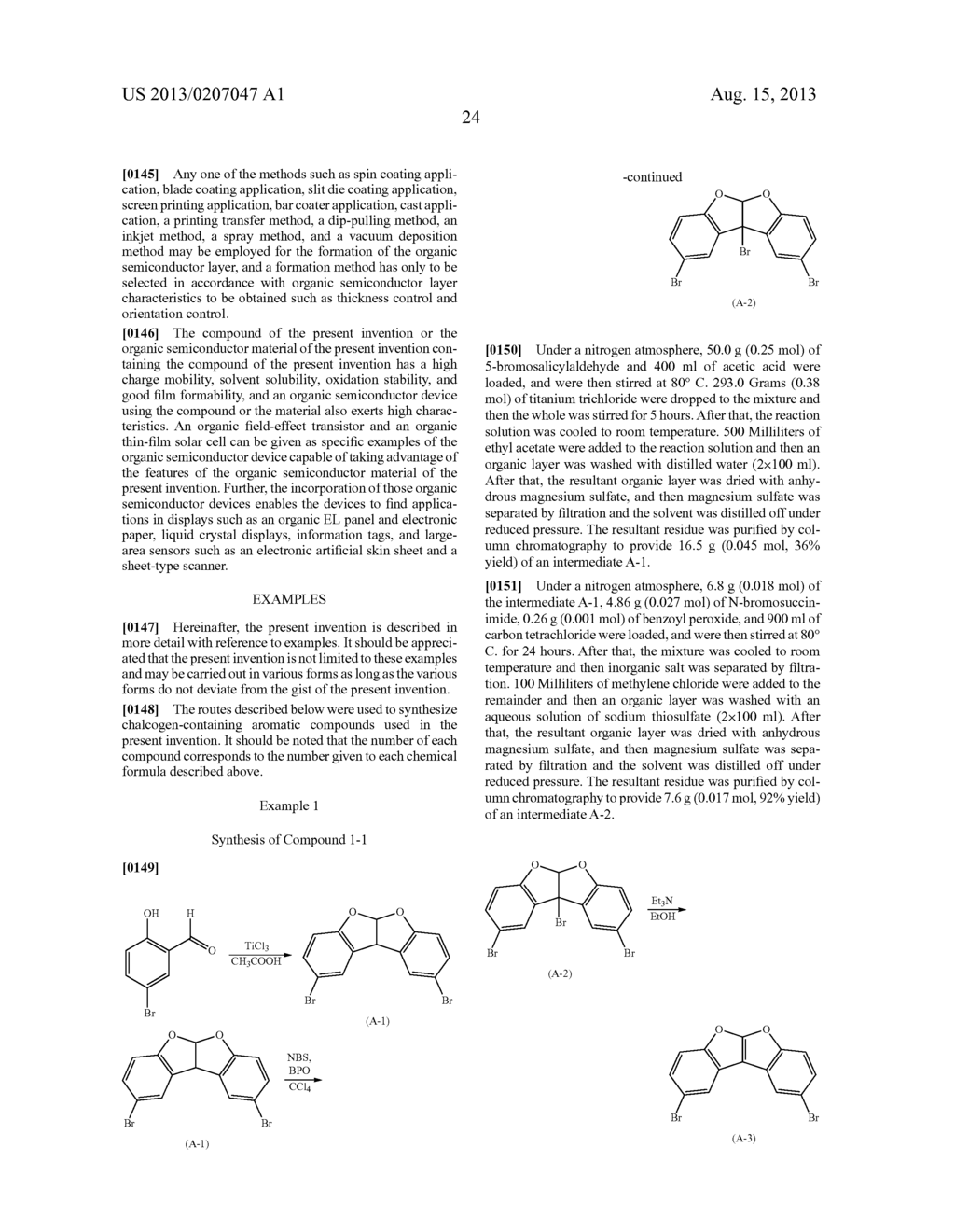 CHALCOGEN-CONTAINING AROMATIC COMPOUND, ORGANIC SEMICONDUCTOR MATERIAL,     AND ORGANIC ELECTRONIC DEVICE - diagram, schematic, and image 29