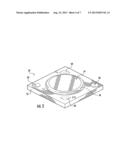 LIGHT EMITTER DEVICES HAVING IMPROVED CHEMICAL AND PHYSICAL RESISTANCE AND     RELATED METHODS diagram and image