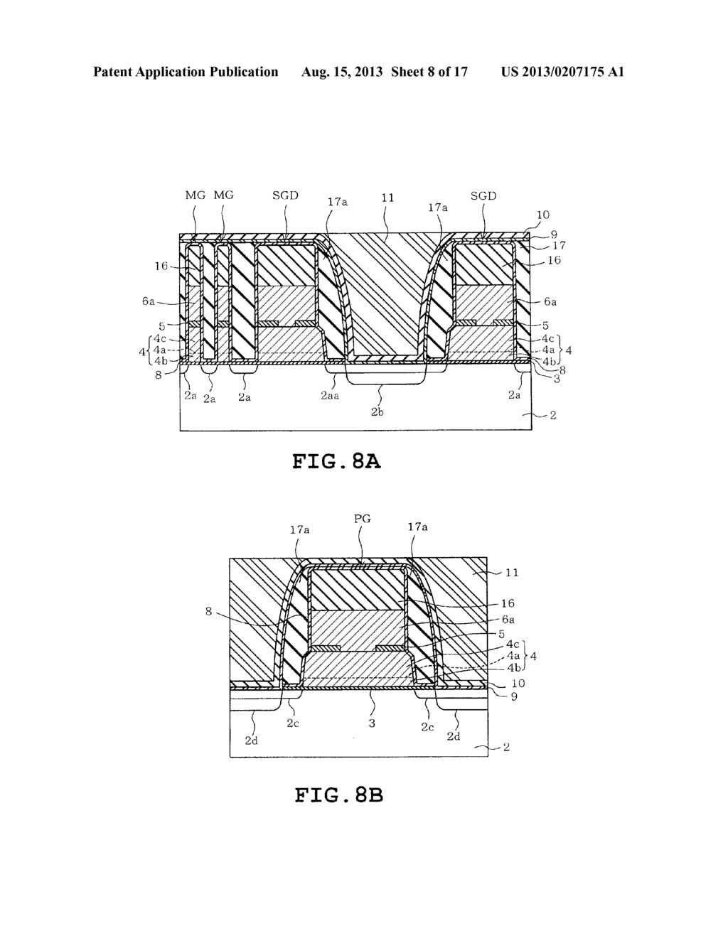 NONVOLATILE SEMICONDUCTOR STORAGE DEVICE AND METHOD OF MANUFACTURING THE     SAME - diagram, schematic, and image 09