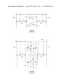 Cross-Coupled Transistor Circuit Having Diffusion Regions of Common Node     on Opposing Sides of Same Gate Electrode Track diagram and image