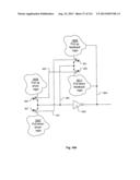 Cross-Coupled Transistor Circuit Having Diffusion Regions of Common Node     on Opposing Sides of Same Gate Electrode Track diagram and image