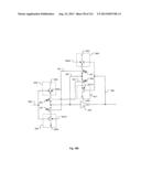 Cross-Coupled Transistor Circuit Having Diffusion Regions of Common Node     on Opposing Sides of Same Gate Electrode Track diagram and image