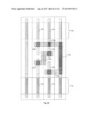 Cross-Coupled Transistor Circuit Having Diffusion Regions of Common Node     on Opposing Sides of Same Gate Electrode Track diagram and image