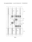 Cross-Coupled Transistor Circuit Having Diffusion Regions of Common Node     on Opposing Sides of Same Gate Electrode Track diagram and image