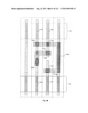 Cross-Coupled Transistor Circuit Having Diffusion Regions of Common Node     on Opposing Sides of Same Gate Electrode Track diagram and image