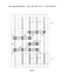 Cross-Coupled Transistor Circuit Having Diffusion Regions of Common Node     on Opposing Sides of Same Gate Electrode Track diagram and image