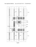 Cross-Coupled Transistor Circuit Having Diffusion Regions of Common Node     on Opposing Sides of Same Gate Electrode Track diagram and image