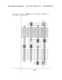 Cross-Coupled Transistor Circuit Having Diffusion Regions of Common Node     on Opposing Sides of Same Gate Electrode Track diagram and image