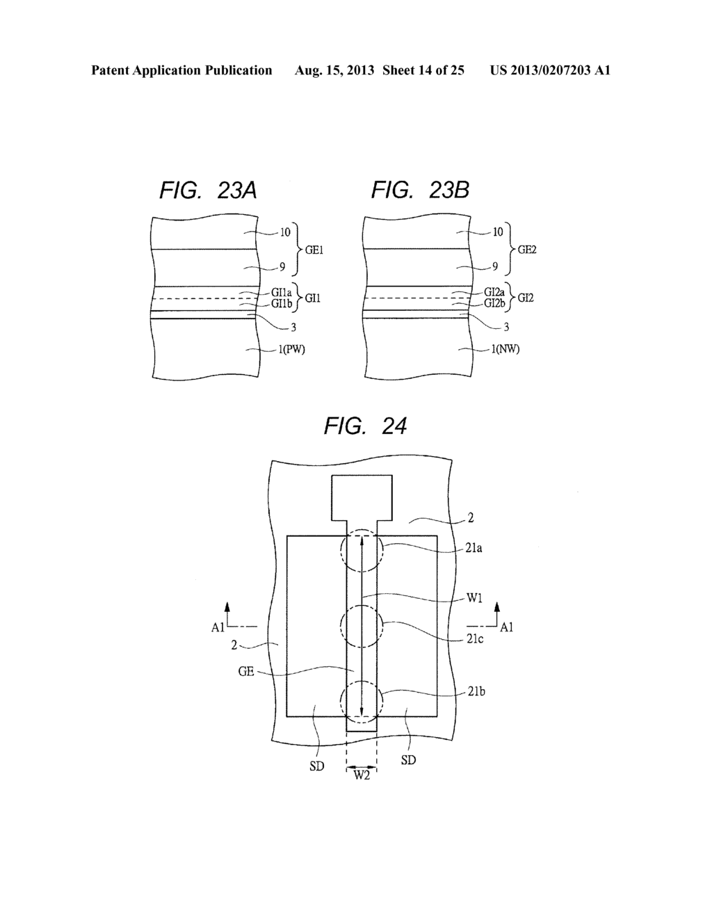 SEMICONDUCTOR DEVICE AND MANUFACTURING METHOD THEREOF - diagram, schematic, and image 15