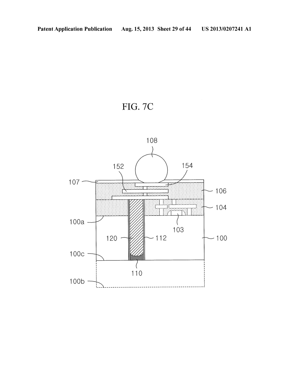 Semiconductor Devices Having Through-Vias and Methods for Fabricating the     Same - diagram, schematic, and image 30