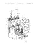 METHOD OF LOADING AND UNLOADING A MOLD ON A FOAM PLASTICS MOLDING MACHINE diagram and image