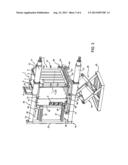 METHOD OF LOADING AND UNLOADING A MOLD ON A FOAM PLASTICS MOLDING MACHINE diagram and image