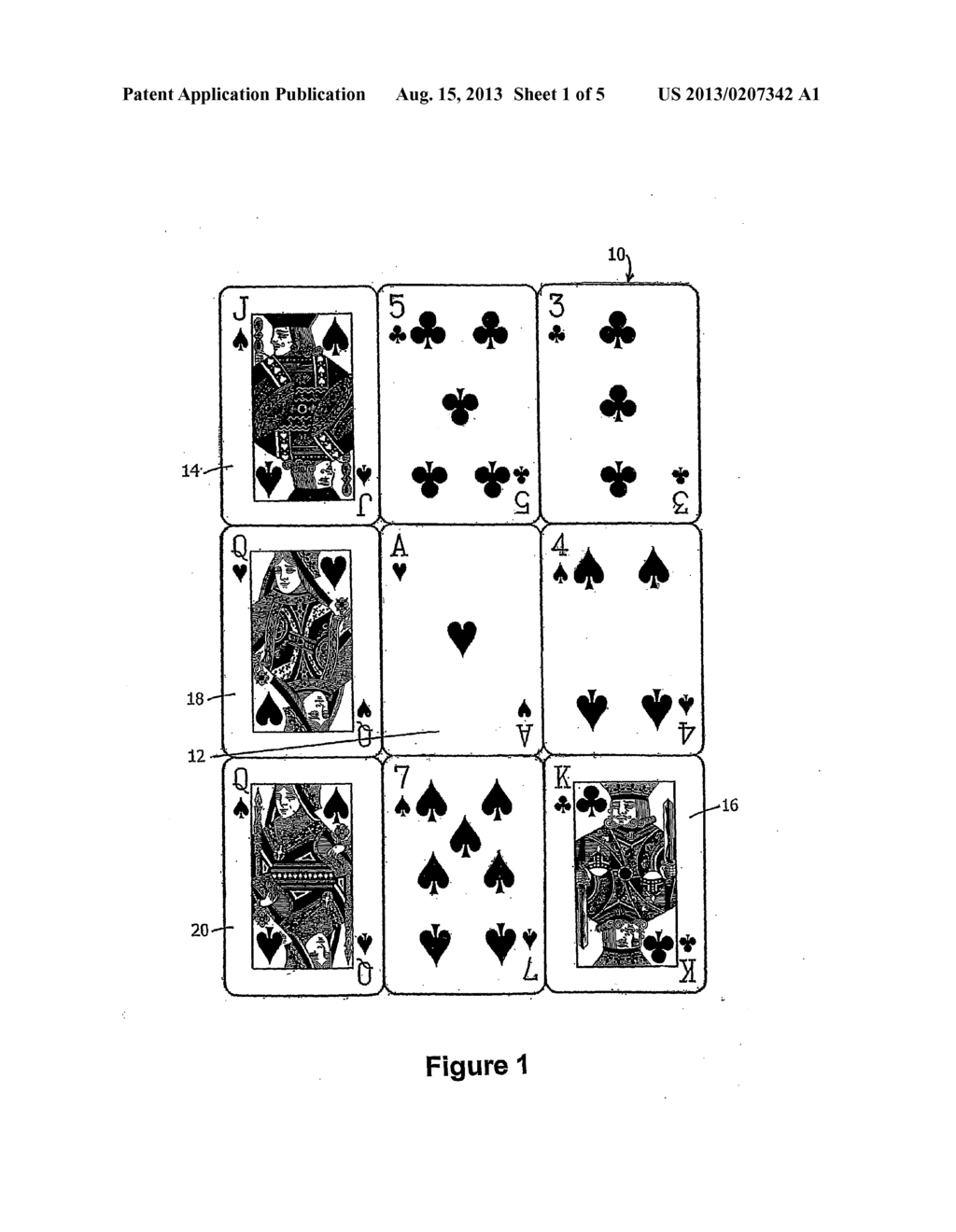 Playing Cards and Method for Playing Card Games Therewith - diagram, schematic, and image 02
