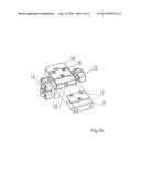 SPARK GAP ARRANGEMENT COMPRISING TWO PREFERABLY FLAT, OPPOSING ELECTRODES     THAT ARE HELD APART IN A HOUSING BODY diagram and image