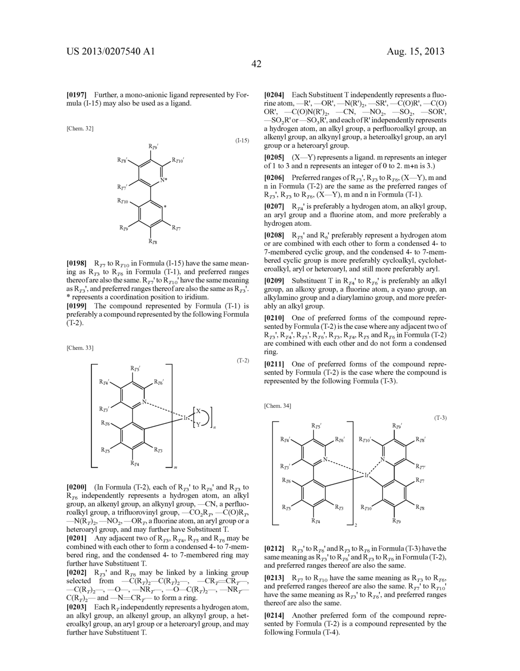 Organic Electroluminescent Element - diagram, schematic, and image 44