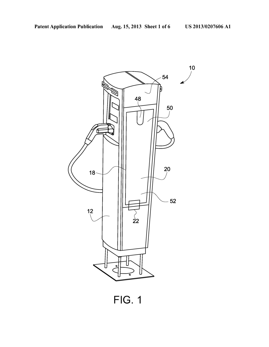 CHARGING STATION FOR USE IN CHARGING ELECTRICALLY POWERED VEHICLES - diagram, schematic, and image 02