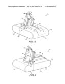 VACUUM CLEANER AND A BATTERY PACK THEREFOR diagram and image