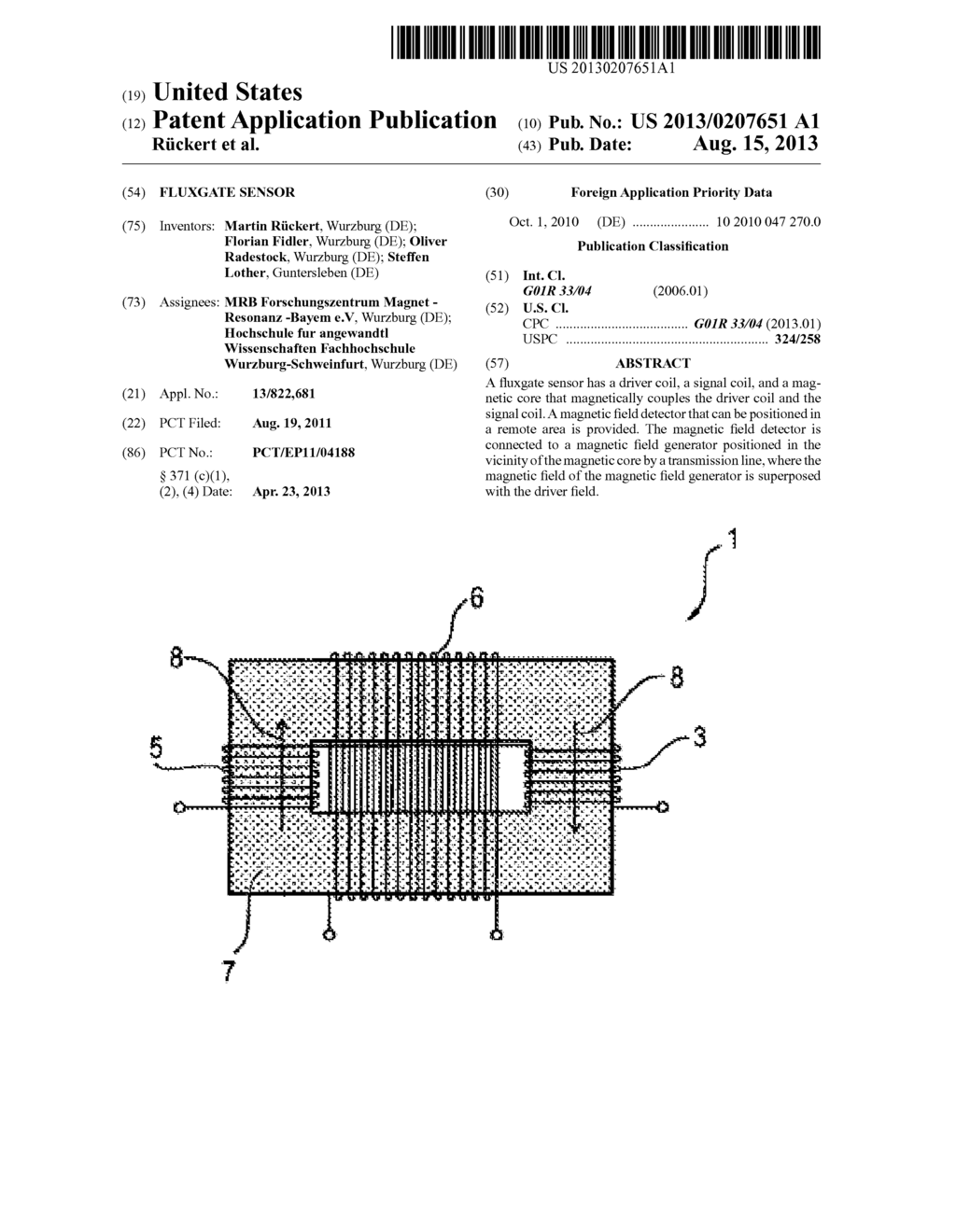 FLUXGATE SENSOR - diagram, schematic, and image 01