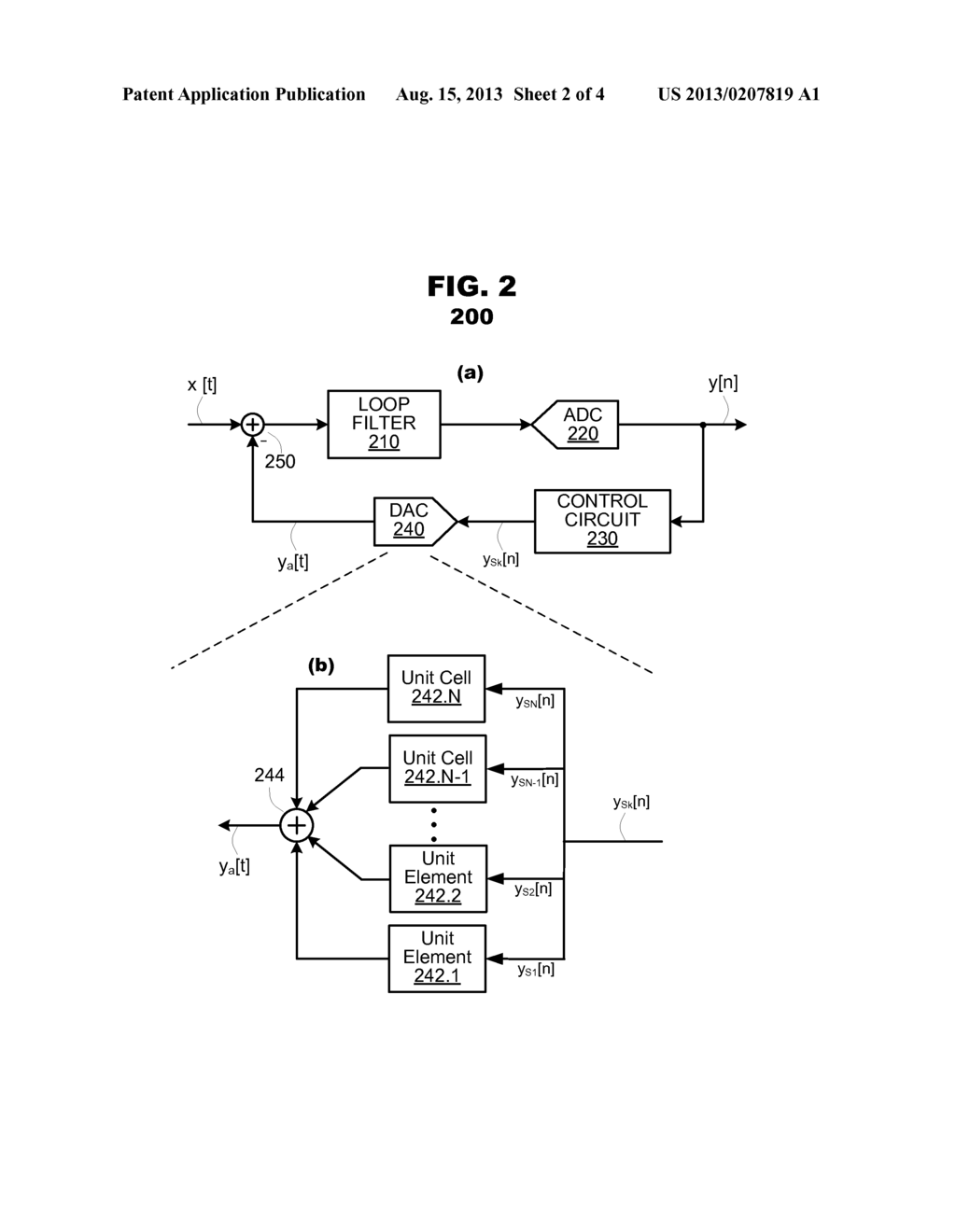 STABILITY CORRECTION FOR A SHUFFLER OF A SIGMA-DELTA ADC - diagram, schematic, and image 03