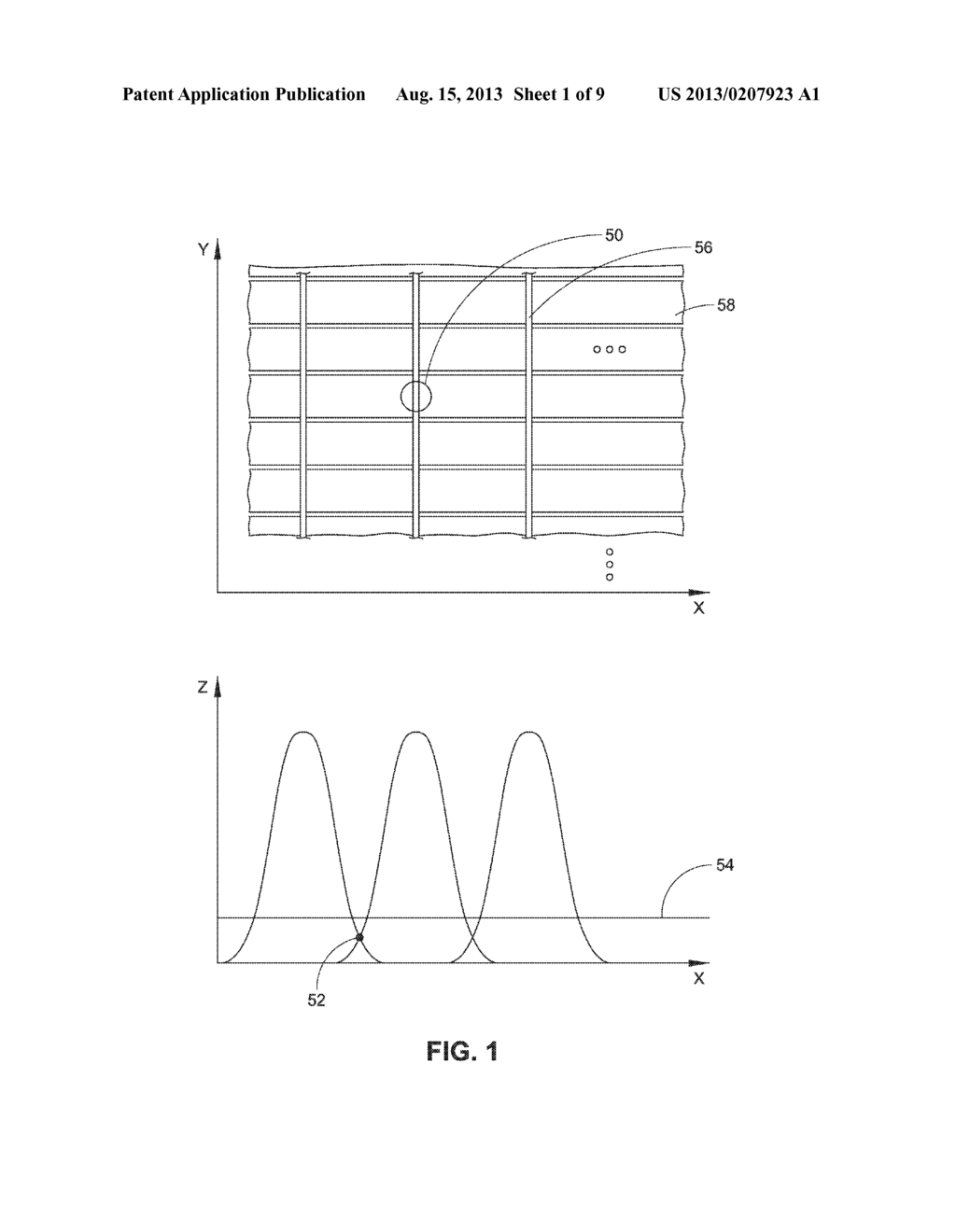 CAPACITIVE TOUCH PANEL HAVING PROTRUSIONS FORMED BETWEEN DRIVE AND/OR     SENSOR ELECTRODES - diagram, schematic, and image 02