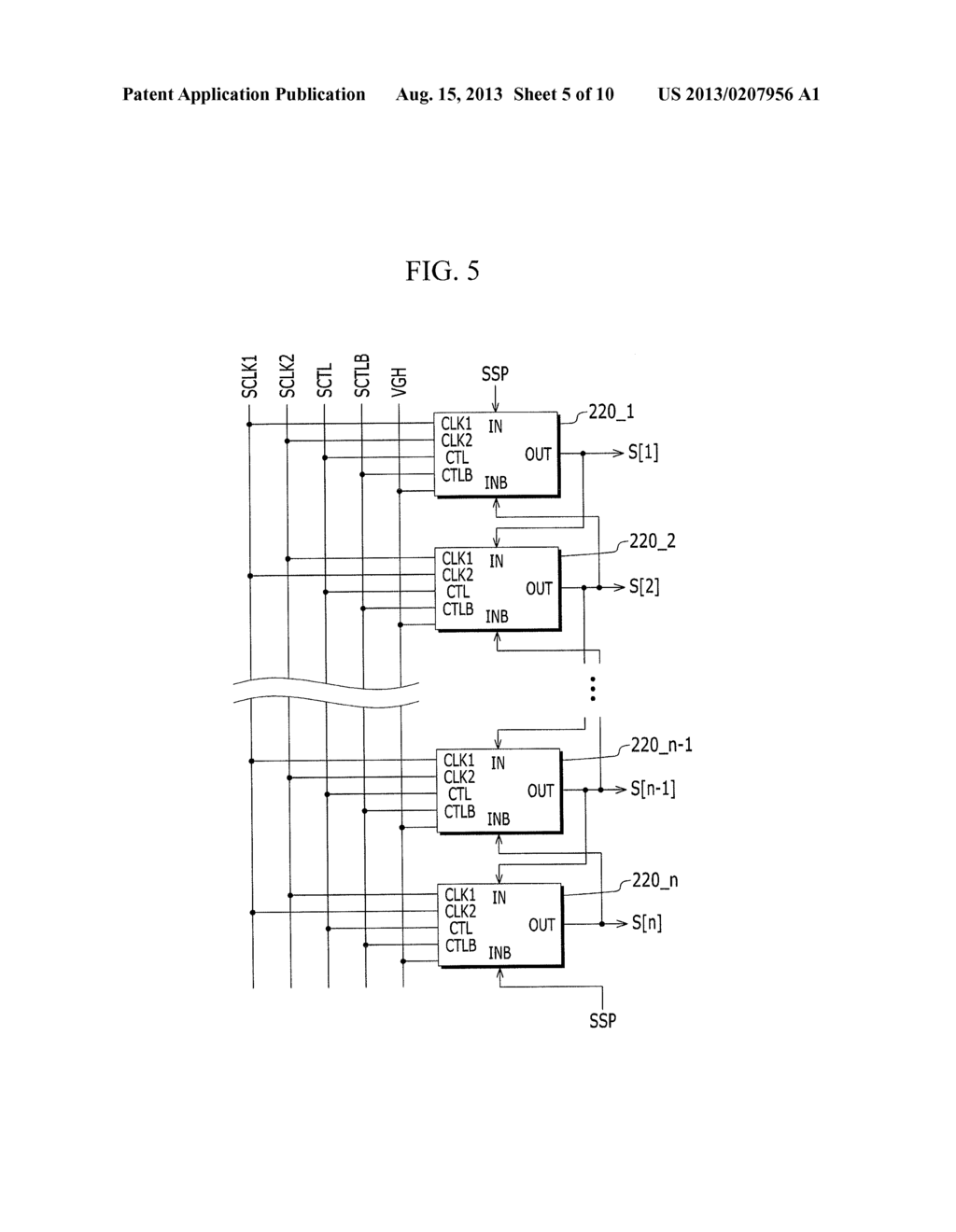 SCAN DRIVING DEVICE FOR a DISPLAY DEVICE AND DRIVING METHOD THEREOF - diagram, schematic, and image 06