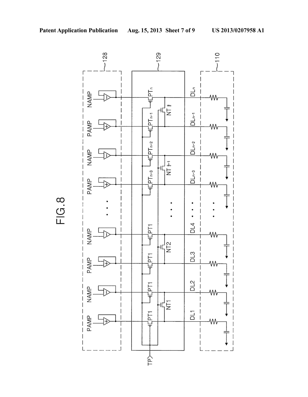 DATA DRIVER AND LIQUID CRYSTAL DISPLAY DEVICE USING THE SAME - diagram, schematic, and image 08