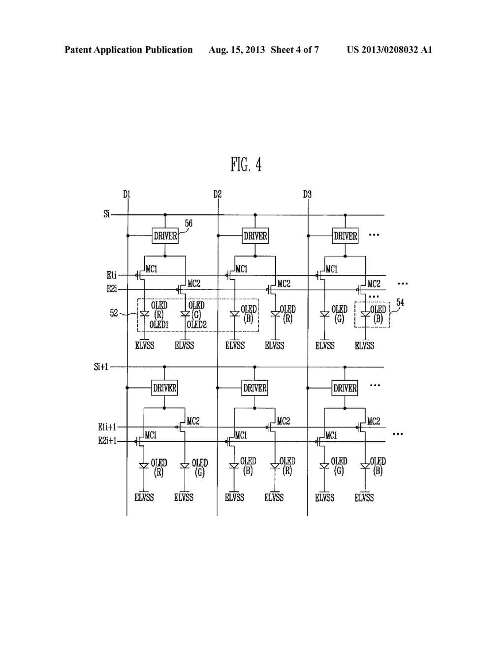 ORGANIC LIGHT EMITTING DISPLAY AND METHOD OF DRIVING THE SAME - diagram, schematic, and image 05