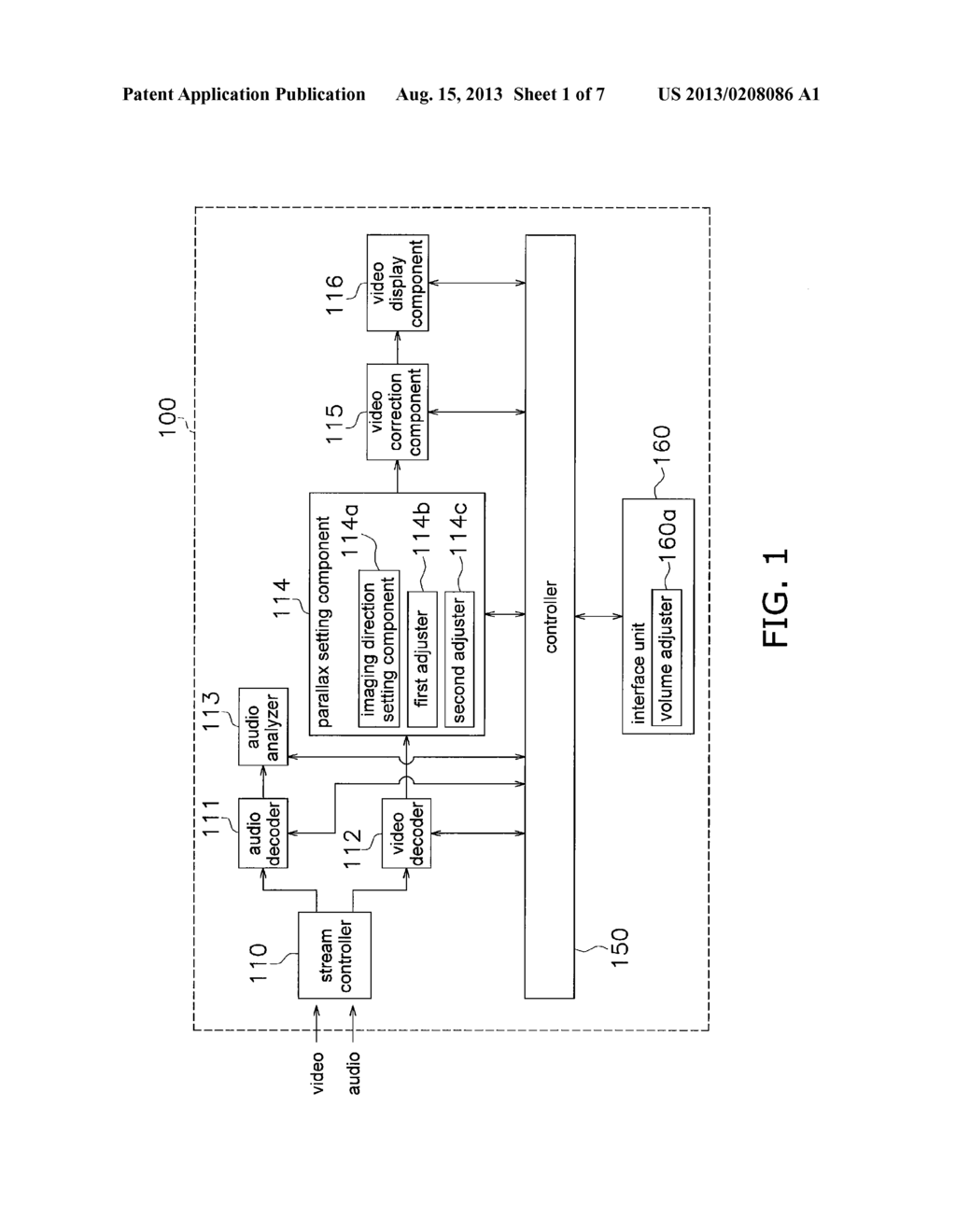 3D VIDEO REPRODUCTION DEVICE - diagram, schematic, and image 02