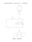 THREE DIMENSIONAL IMAGE CAPTURING DEVICE WITH DUAL LENSES AND ELECTRONIC     APPARATUS HAVING THE SAME diagram and image