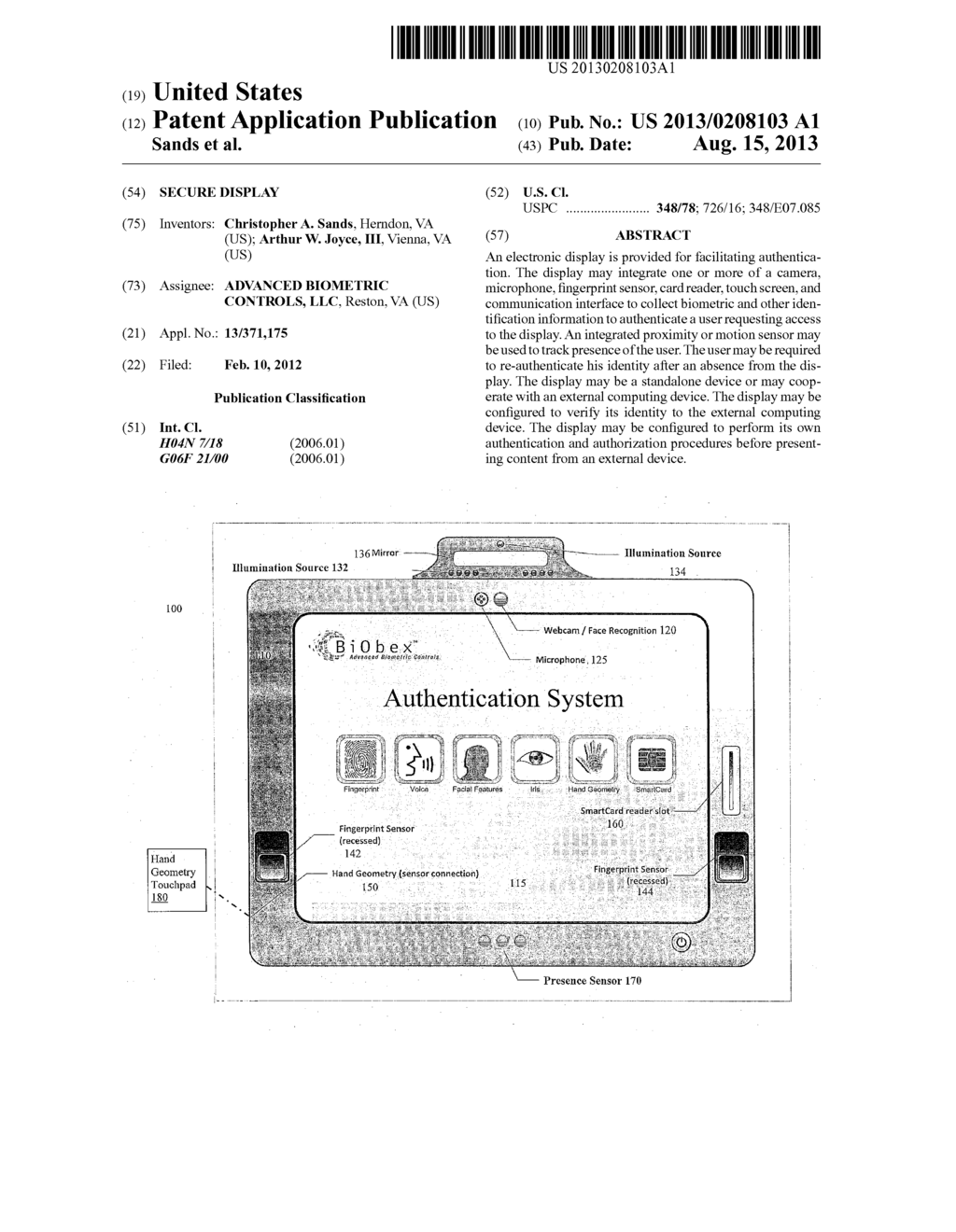 SECURE DISPLAY - diagram, schematic, and image 01