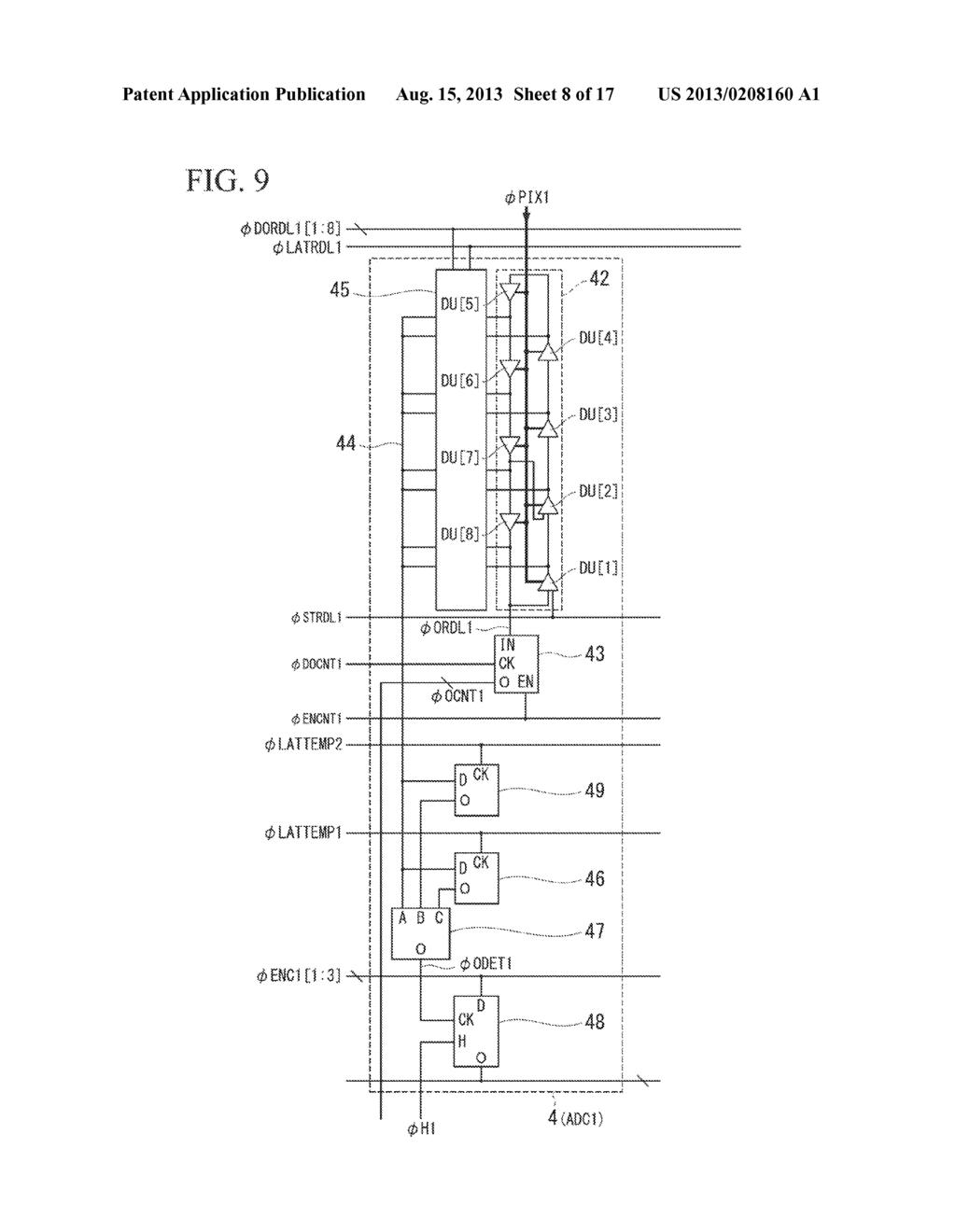 A/D CONVERSION CIRCUIT AND SOLID-STATE IMAGE PICKUP DEVICE - diagram, schematic, and image 09